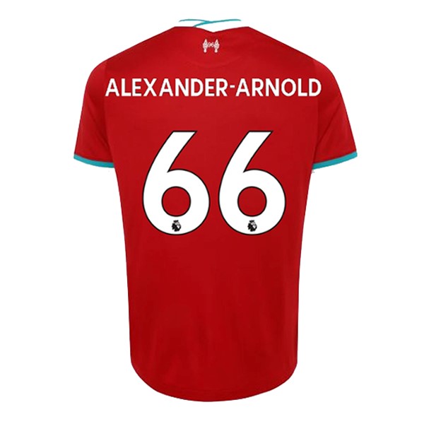 Camiseta Liverpool NO.66 Arnold 1ª Kit 2020 2021 Rojo